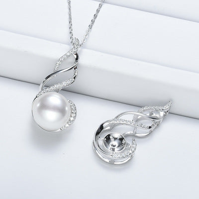 Silver Pearl Pendant/Necklace