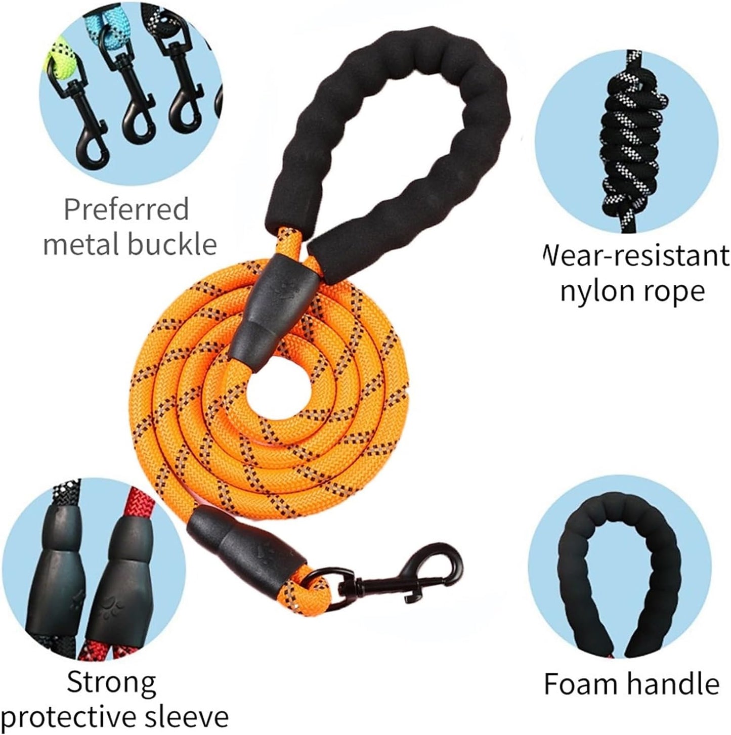 Dog Reflective Rope Leash