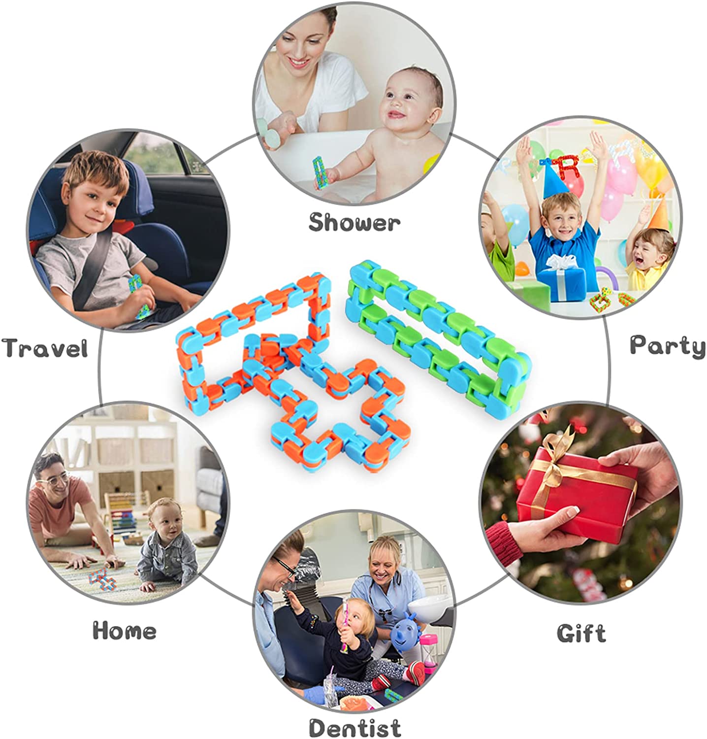 Colorful Puzzle Fidget Toys