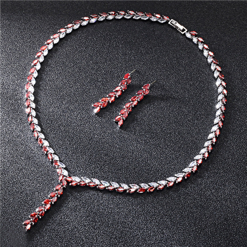 Wedding Jewelry Set - Earrings & Necklace