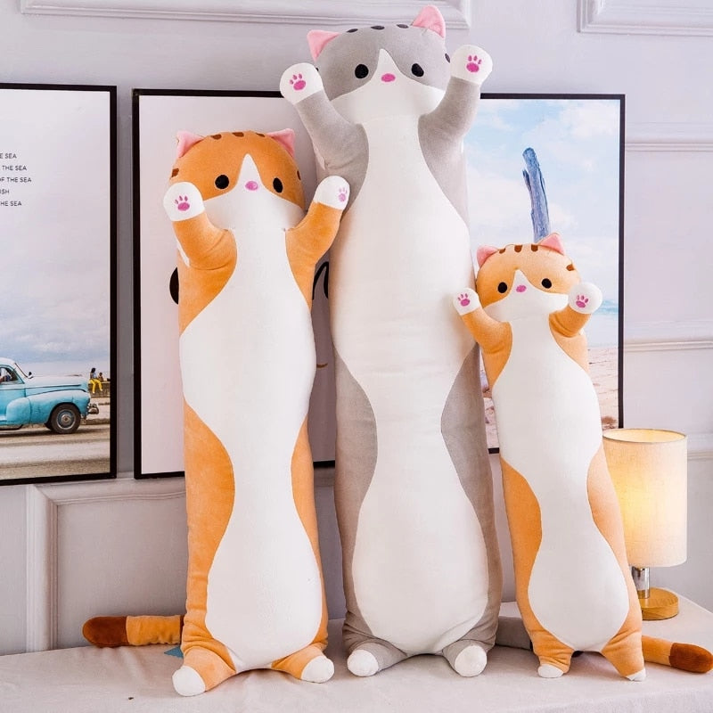 Cuddling Cat Plush Toy/Pillow