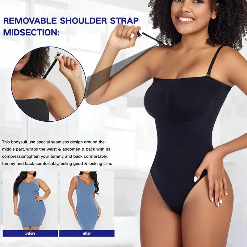 Women Strapless Bodysuit
