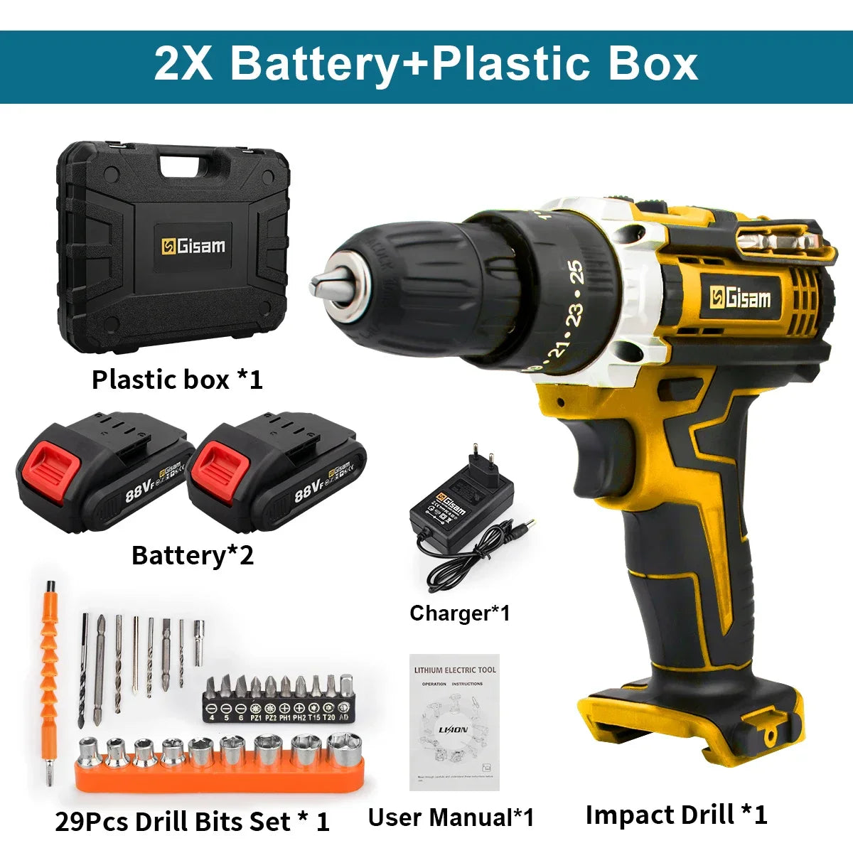 Multifunctional Cordless Drill