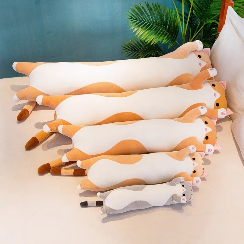 Cuddling Cat Plush Toy/Pillow