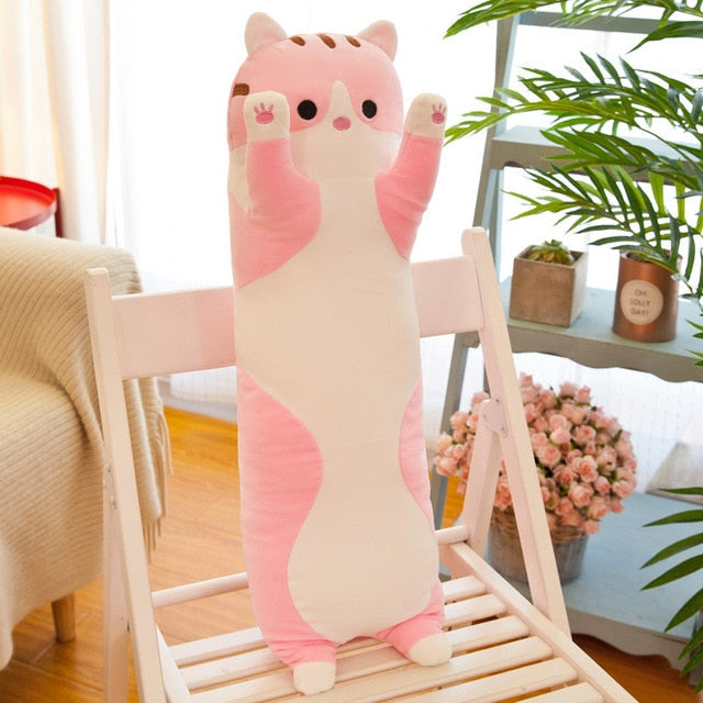 Cuddling Cat Plush Toy/Pillow
