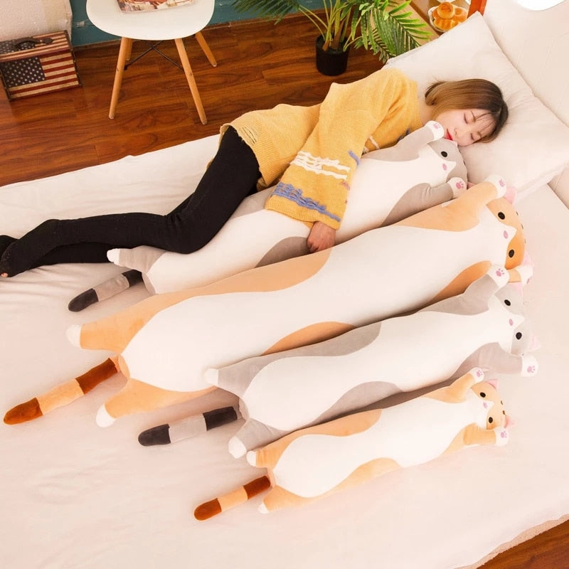 Cuddling Cat Plush Toy/Pillow
