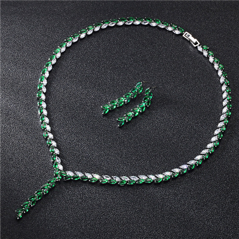 Wedding Jewelry Set - Earrings & Necklace