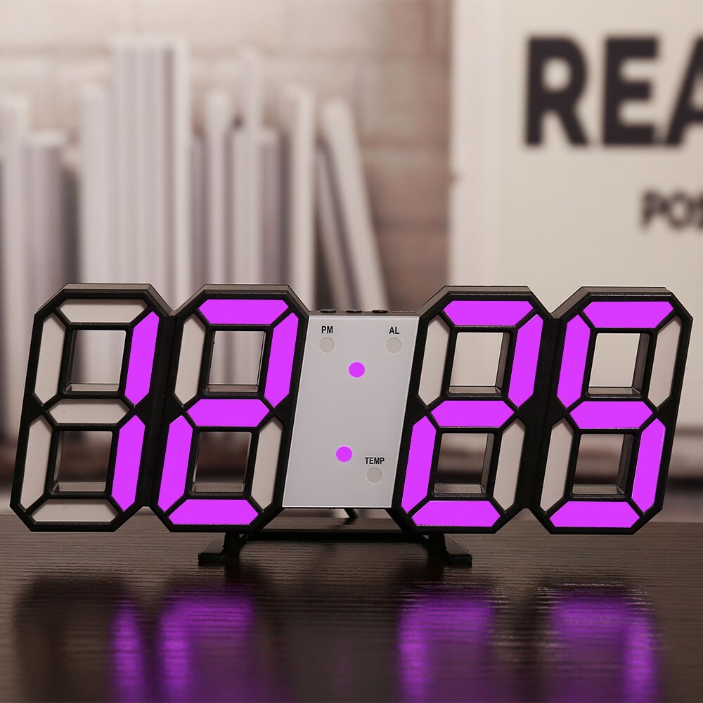 3D Digital Wall Clock
