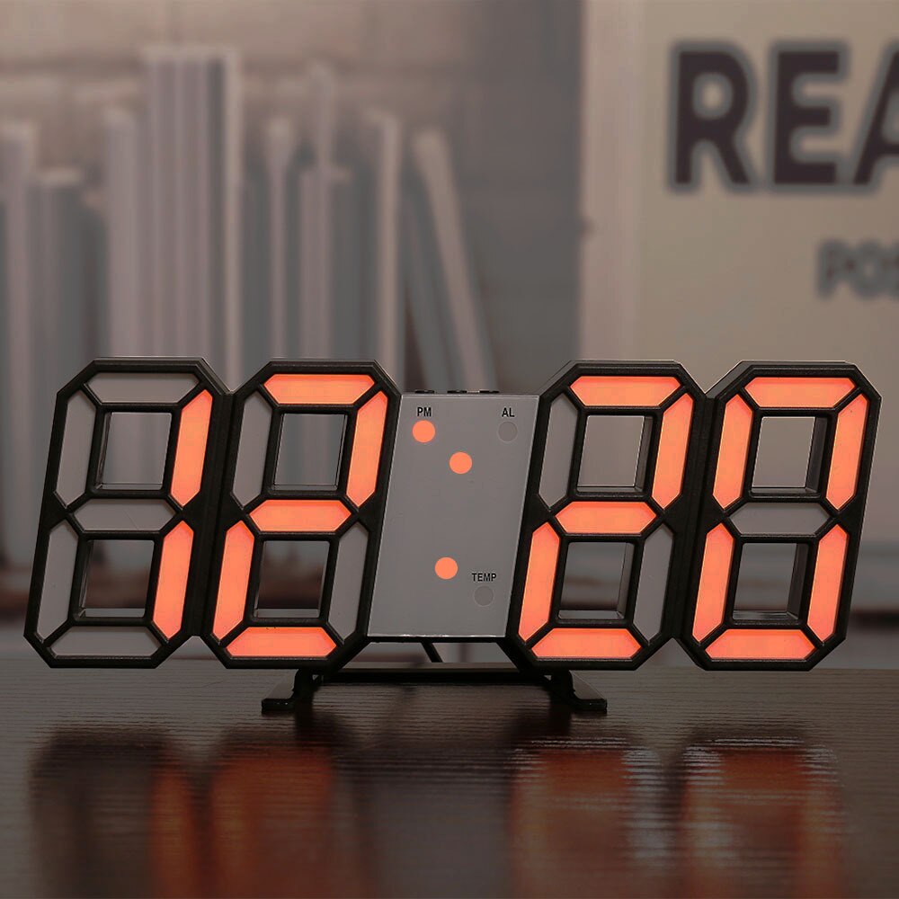 3D Digital Wall Clock