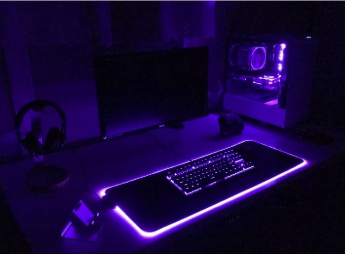 RGB Backlit Gaming Mouse Pad