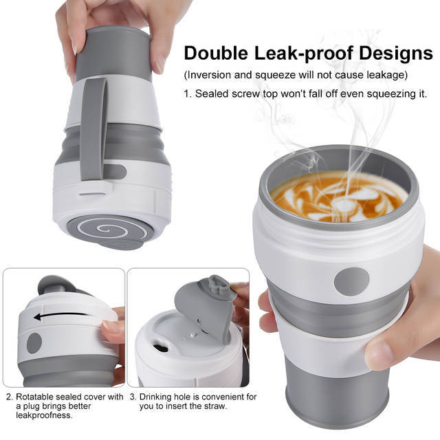 Multifunctional Folding Coffee Cup