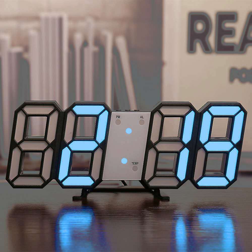 3D Digital Wall Clock