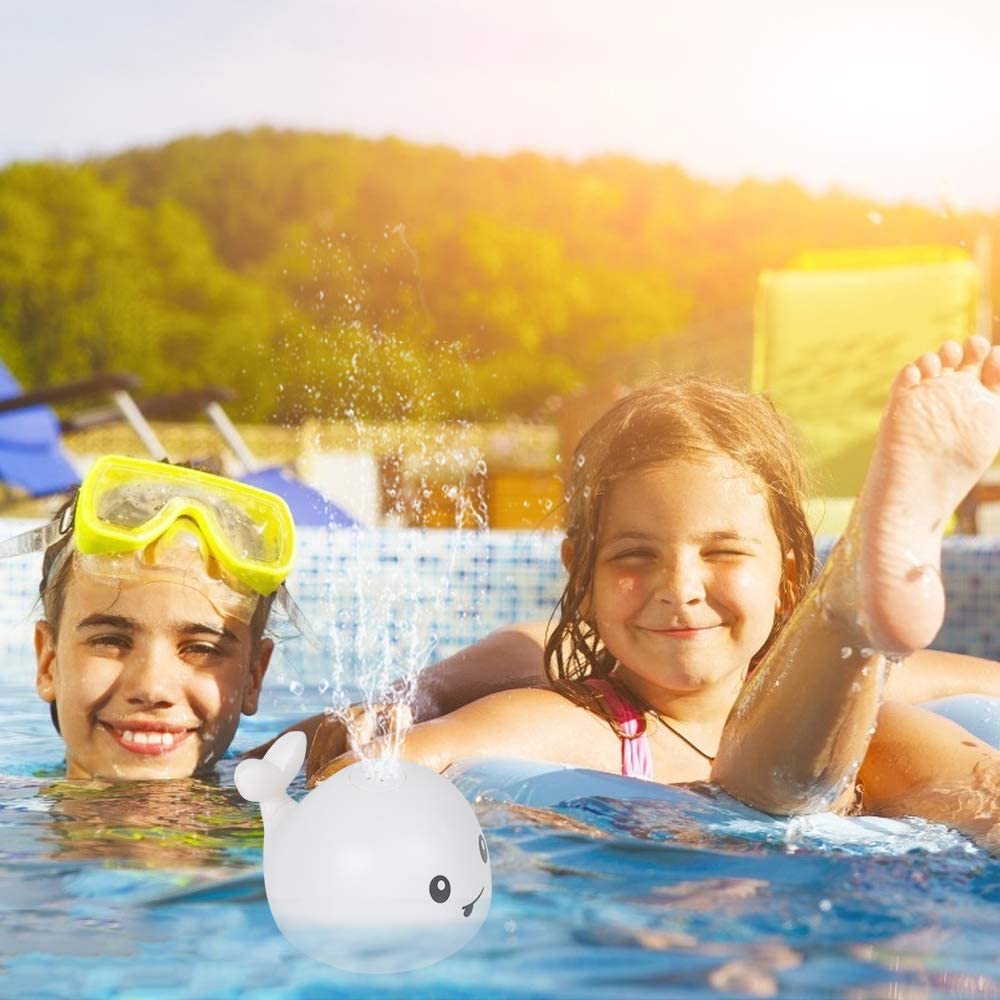 Whale Water Sprinkler Pool Toy