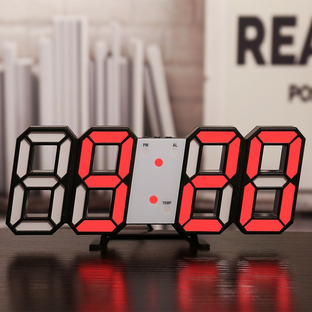 3D Digital Wall Clock