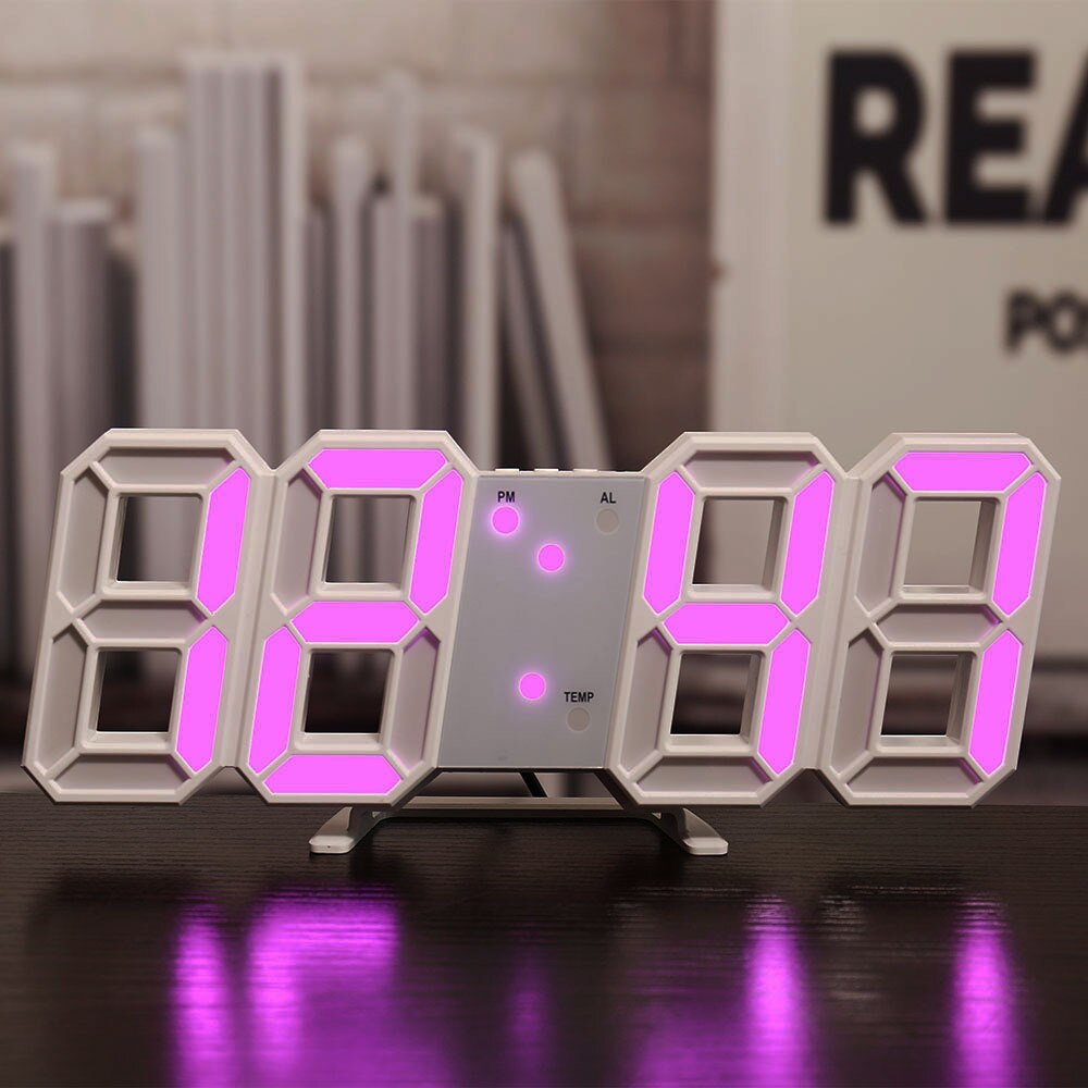 3D Digital Wall Clock
