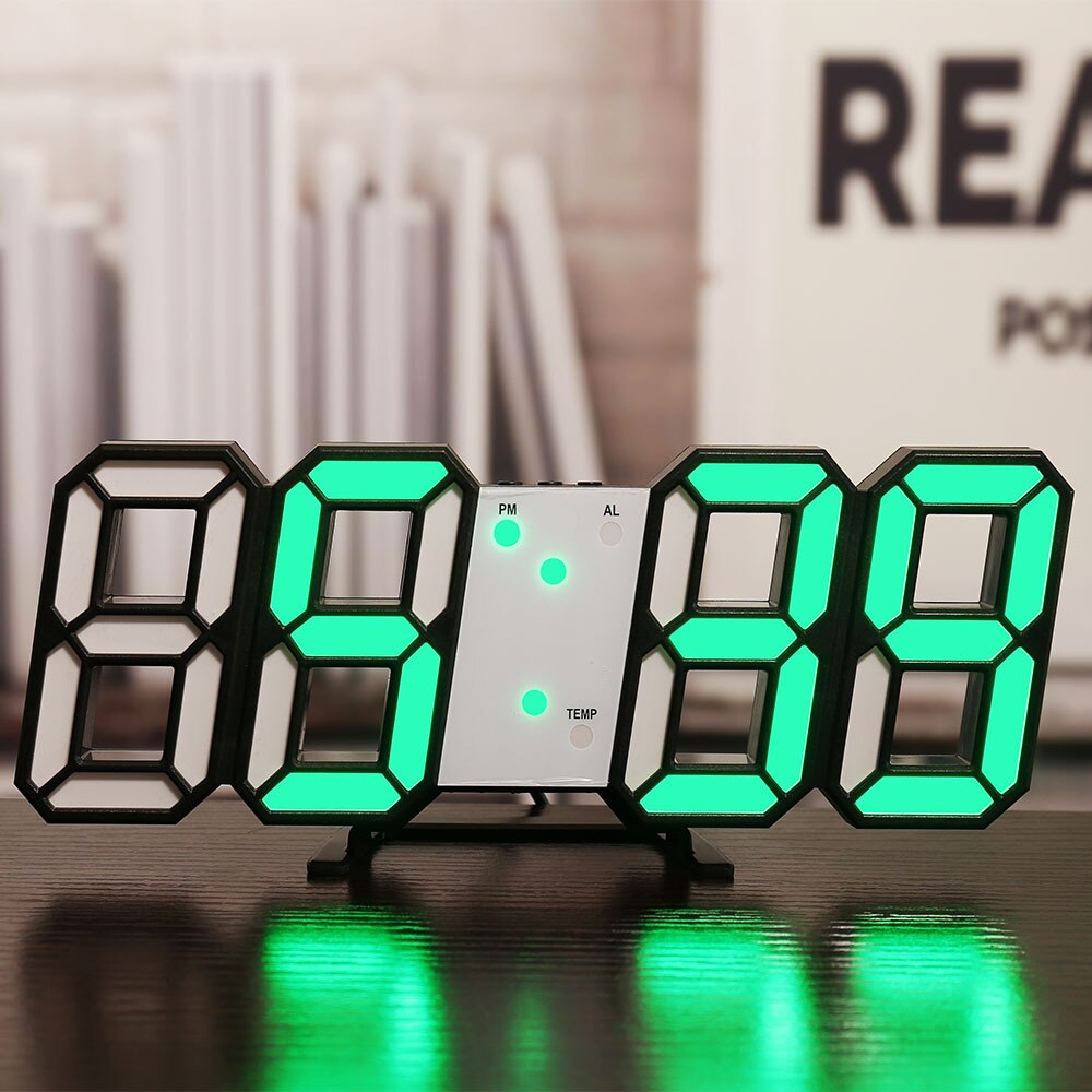 3D Digital Wall Clock