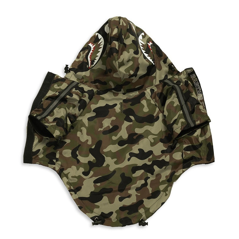 Dog wind and rain coat