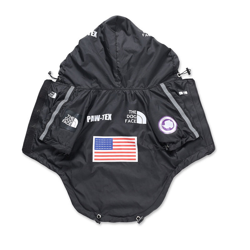 Dog wind and rain coat