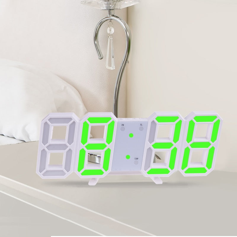 3D Digital Wall Clock
