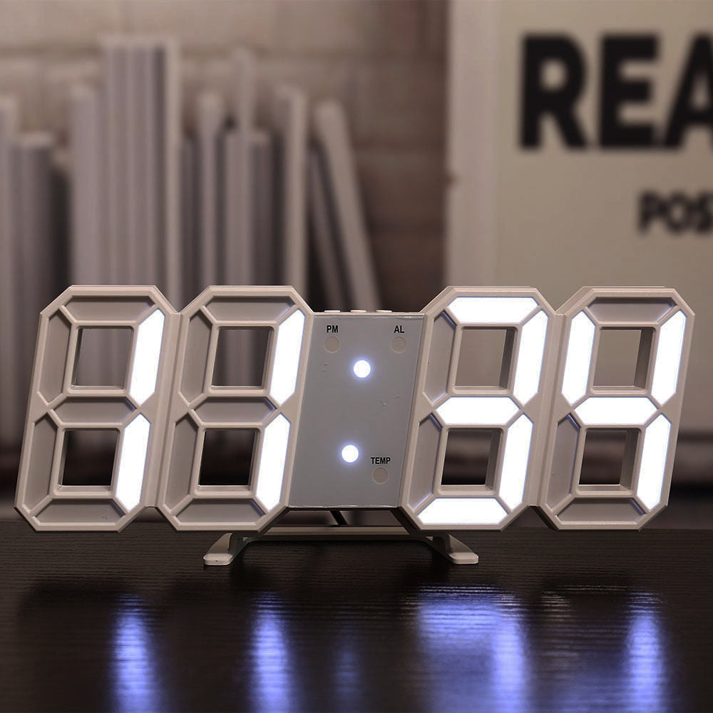 3D Digital Wall Clock