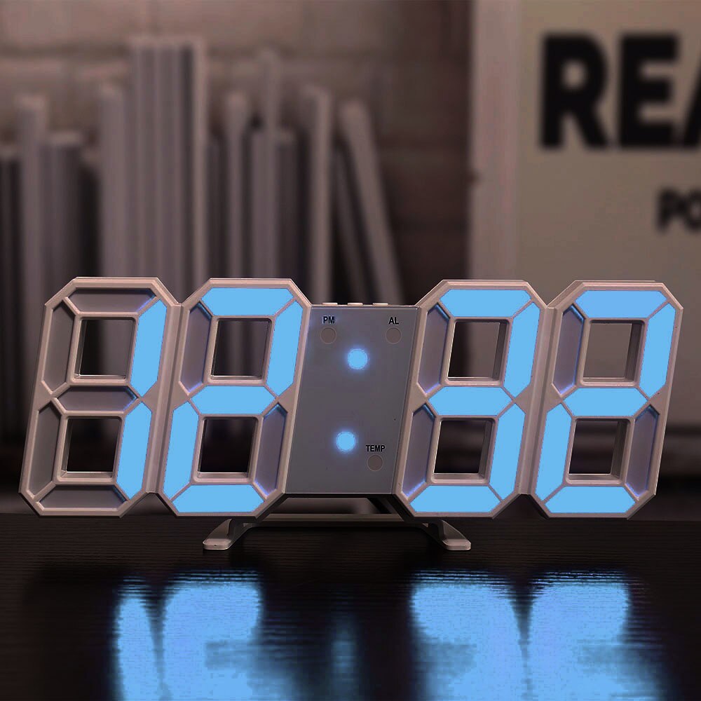 3D Digital Wall Clock
