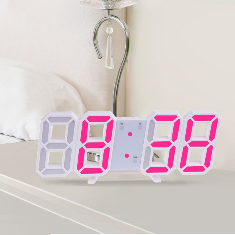 3D Digital Wall Clock