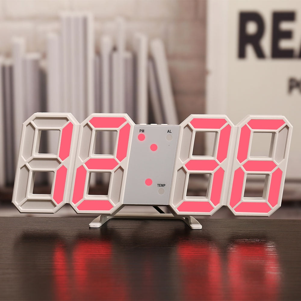 3D Digital Wall Clock