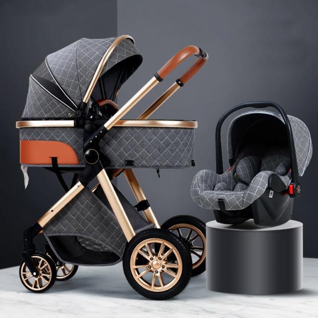 3 in 1 Luxury Baby Stroller