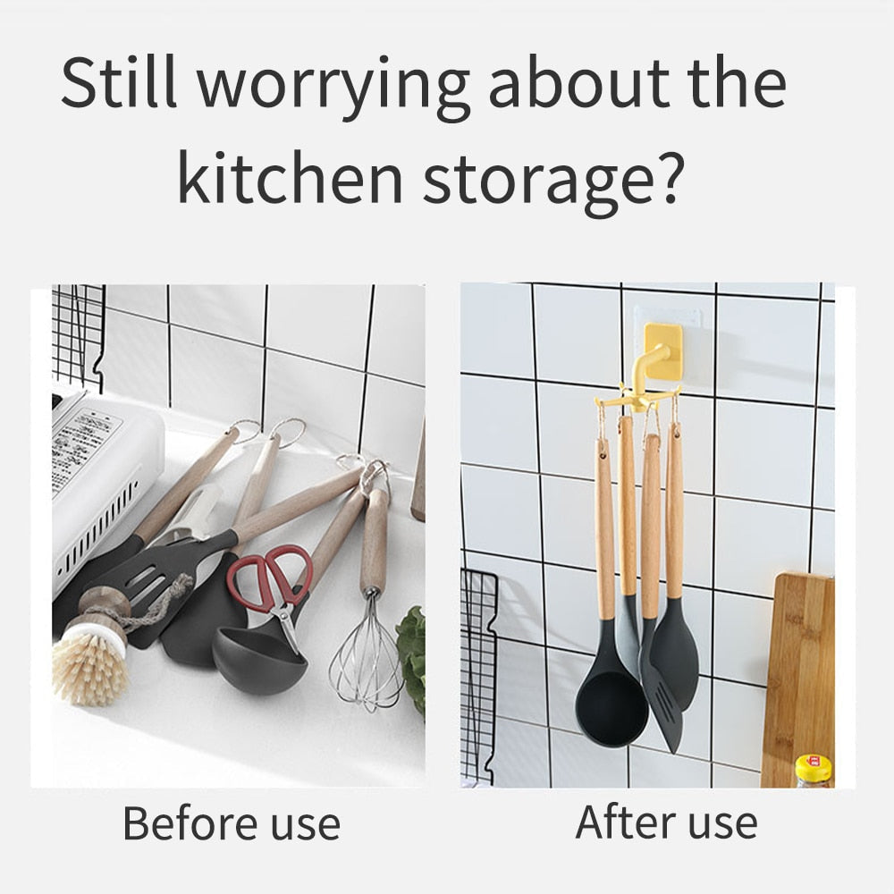 360° Self Adhesive Kitchen Hanger