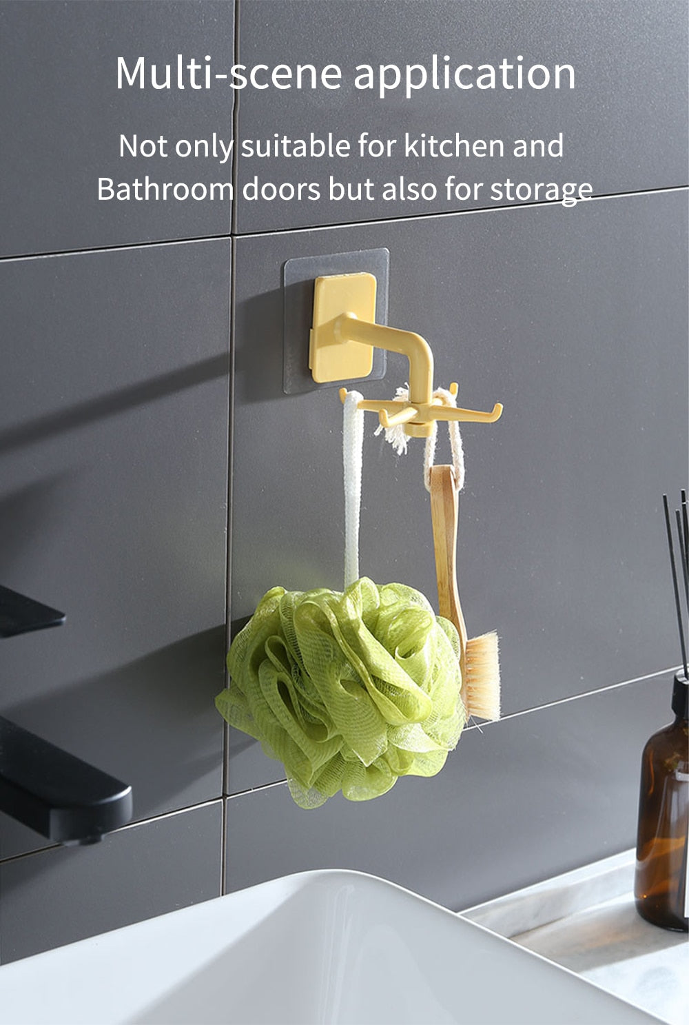 360° Self Adhesive Kitchen Hanger