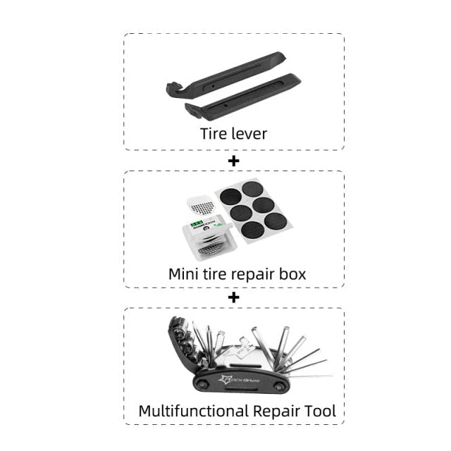 16 in 1 Multifunction Bicycle Repair Tools Kit