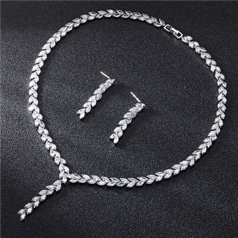Wedding Jewelry Set - Earrings & Necklace