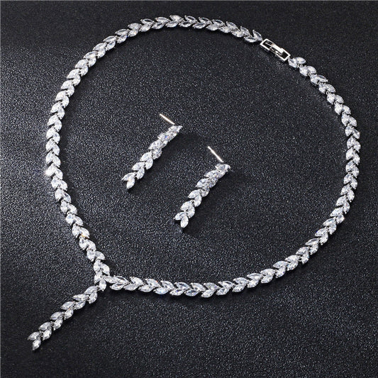 Wedding Jewelry Set - Earrings & Necklace