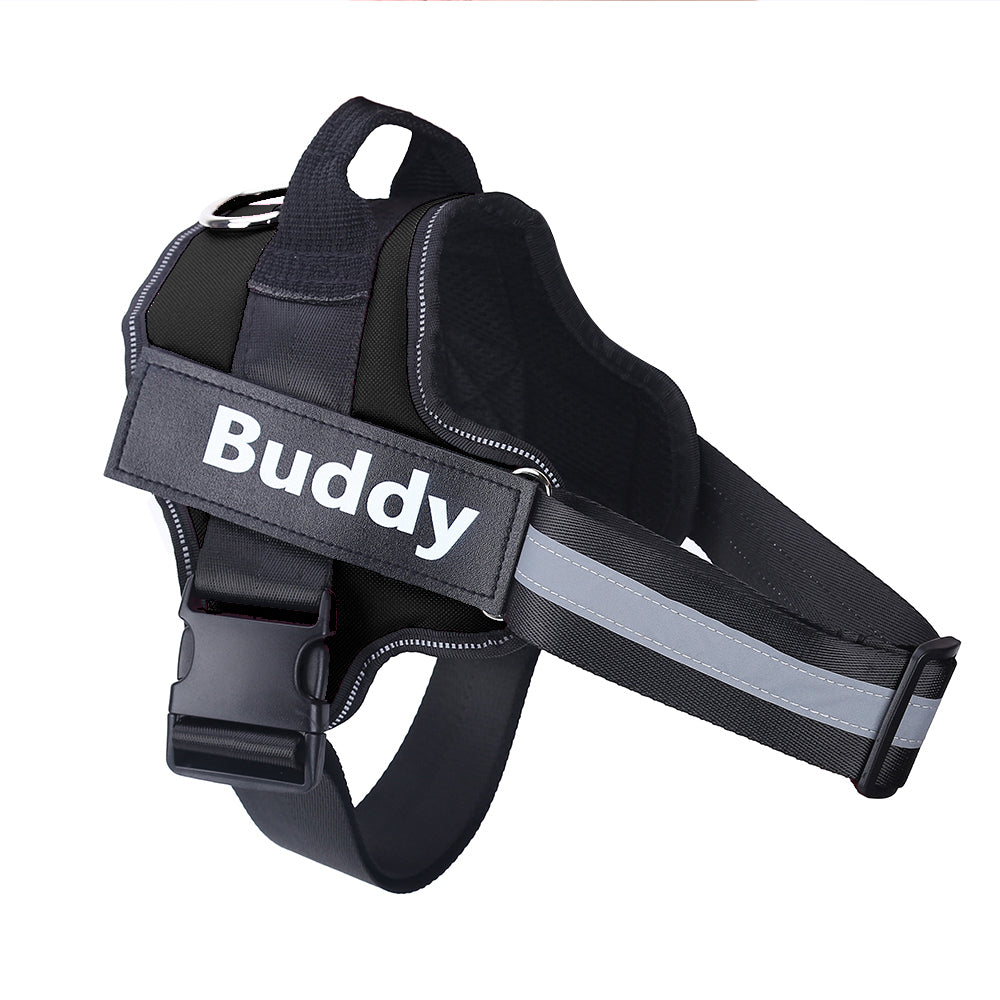 Customizable Dog Harness with Name Embroidery