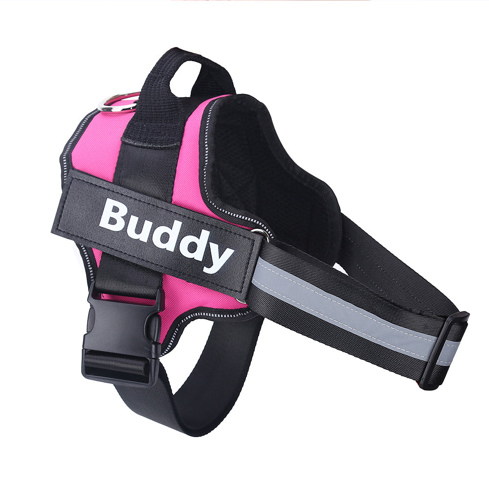 Customizable Dog Harness with Name Embroidery