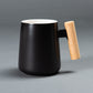 Ceramic Mug with Wooden Handle