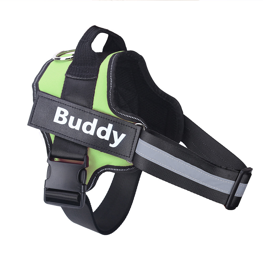 Customizable Dog Harness with Name Embroidery