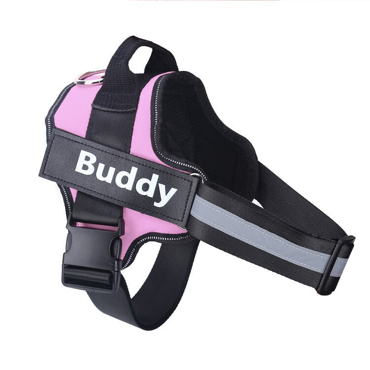 Customizable Dog Harness with Name Embroidery