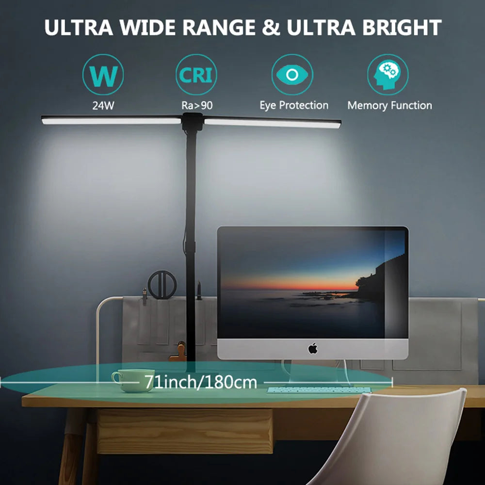 Double Head LED Desk Lamp