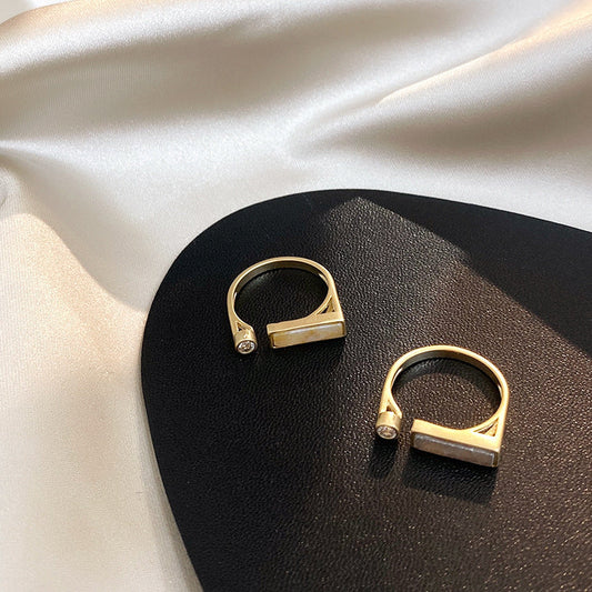 Vintage Zircon Marble Ring