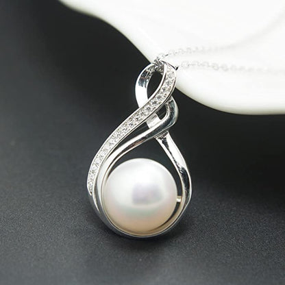 Silver Pearl Pendant/Necklace
