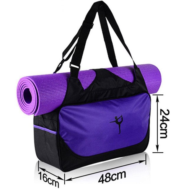 Gym Bag with Yoga Mat Holder