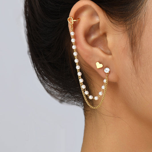 Pearl Earring Earbone Clip