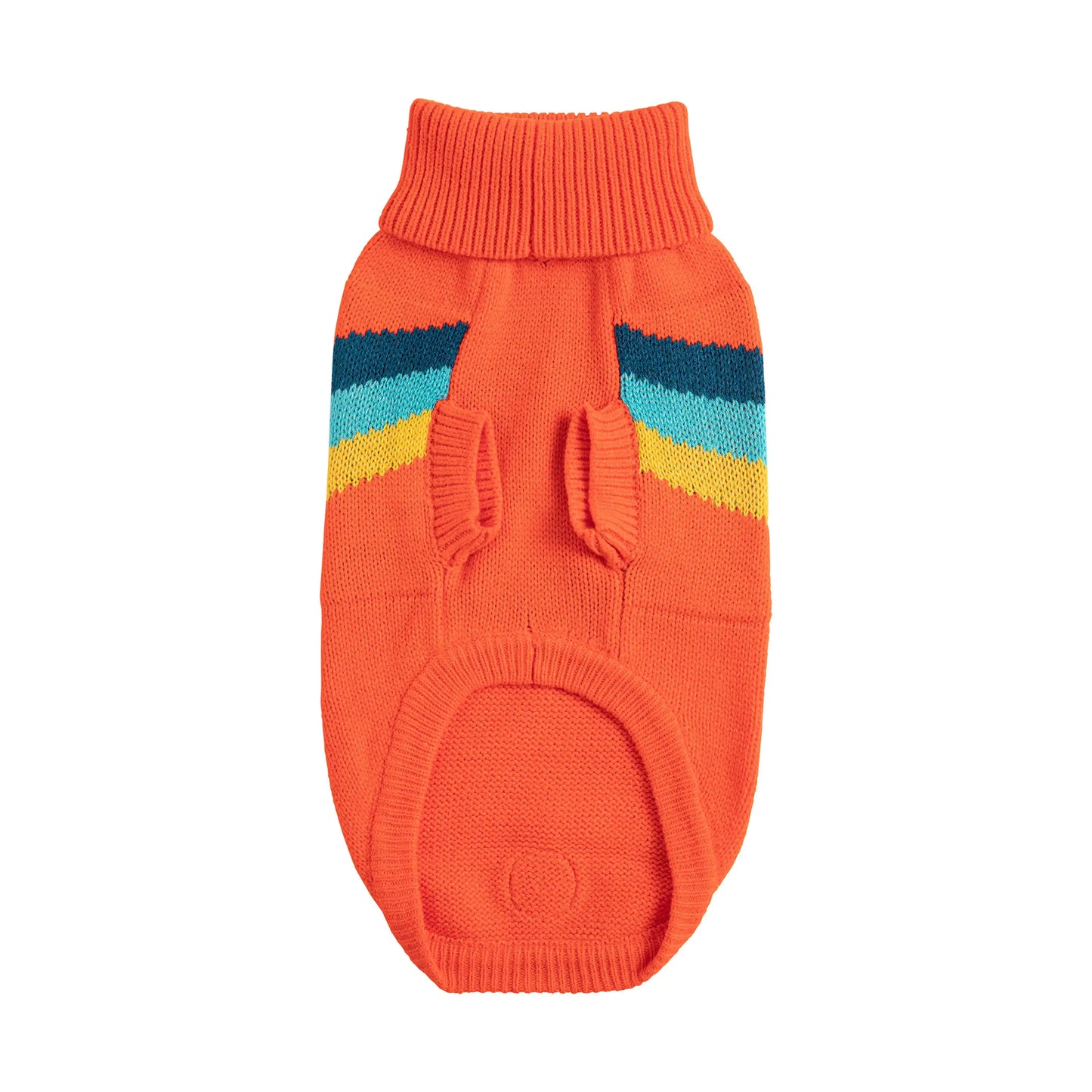 Orange Retro Dog Sweater