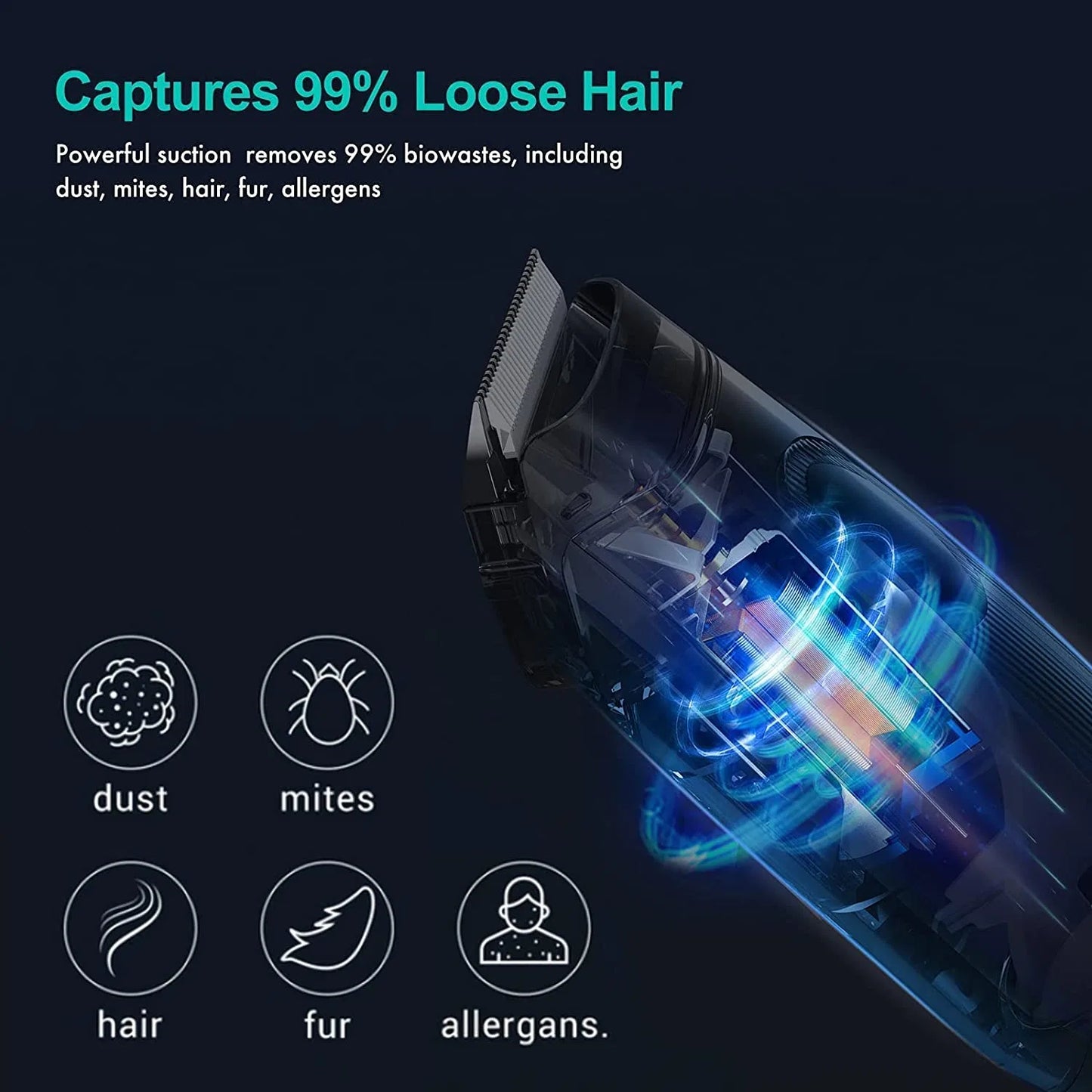 3L Multifunctional Pet Vacuum Groomer