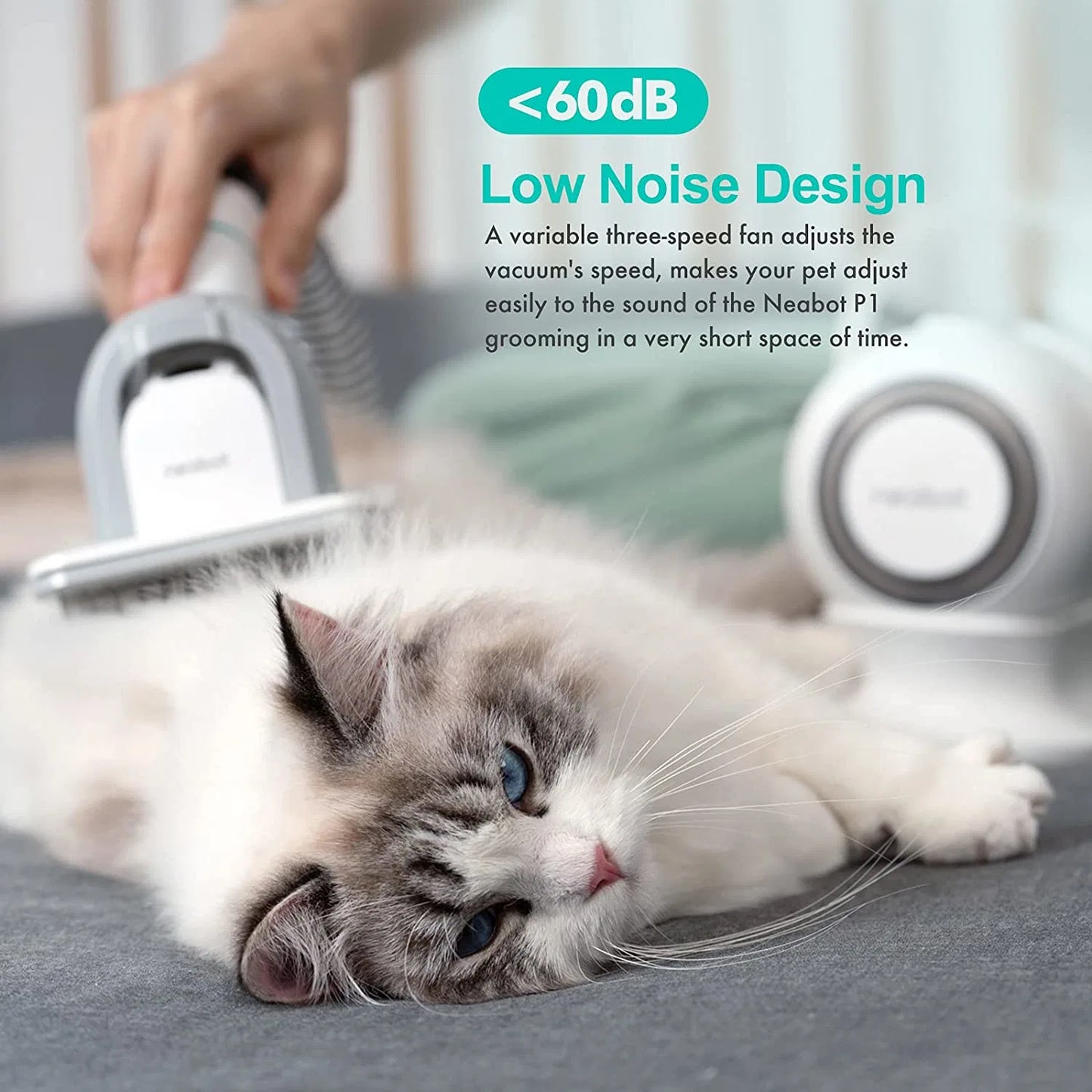 3L Multifunctional Pet Vacuum Groomer