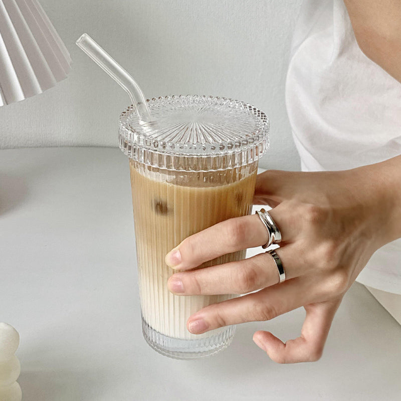 Straw Cup with Lid