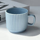 Plain Pattern Ceramic Coffee Cup