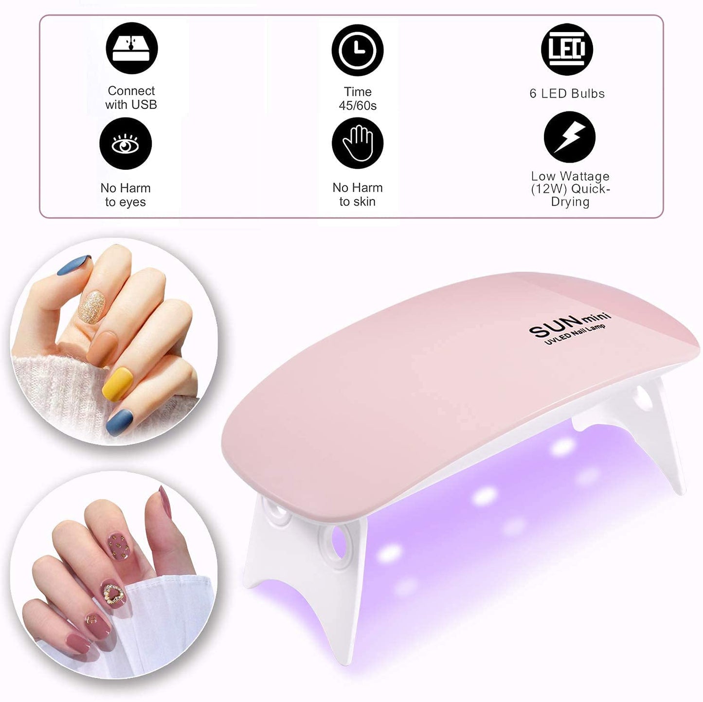 Mini USB Nail Dryer Lamp