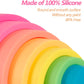 Silicone Rainbow Building Toy